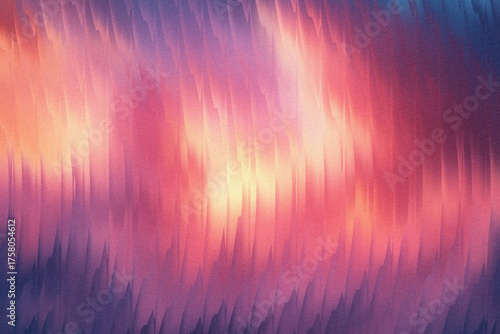 Abstract aurora borealis lights with vertical streaks