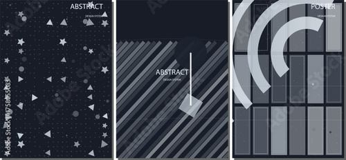 Elegant Minimalist Gradient Vector Poster Design Background for Corporate Flyers, Marketing Brochures, and Web Banners