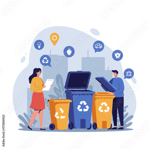 Eco-Friendly Urban Waste Sorting and Recycling Process