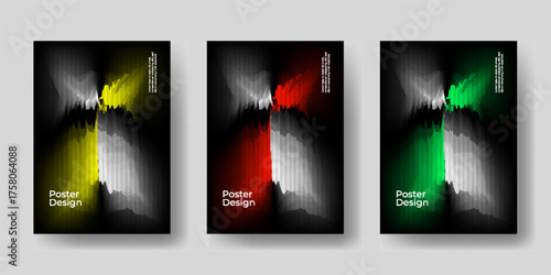 Abstract glass texture background with holographic ripple effect, iridescent prism waves, metallic gradient, luminous pastel glow, futuristic digital art design, modern liquid glass poster template