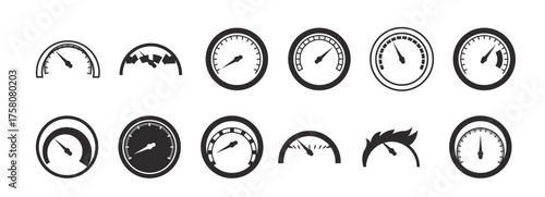  Tachometer Vector