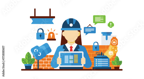 Construction Safety Management and Site Security Monitoring System Technology