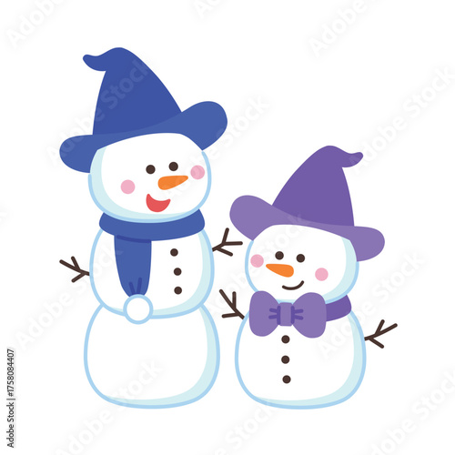 かわいい雪だるま