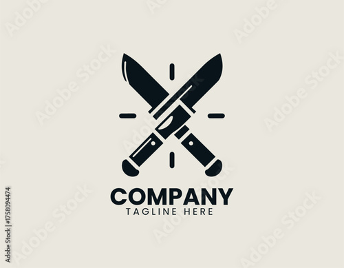 Butcher Brand Vector Logo Illustration