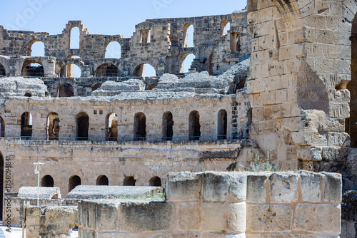 Details from Roman Amphitheatre El Djem, Tunisia