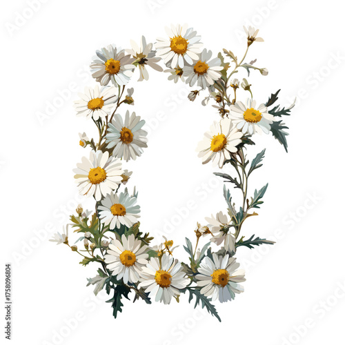 Daisy flowers frames daisies daisy white vector