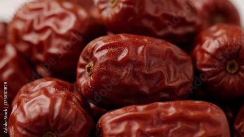 Delicious and Nutritious Dried Jujubes A CloseUp Look at the Healthy Snack.