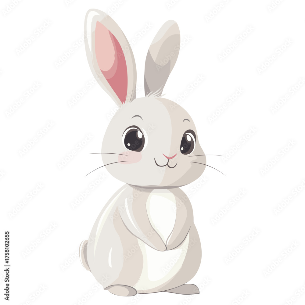 Obraz premium Rabbit illustration cartoon animal vector