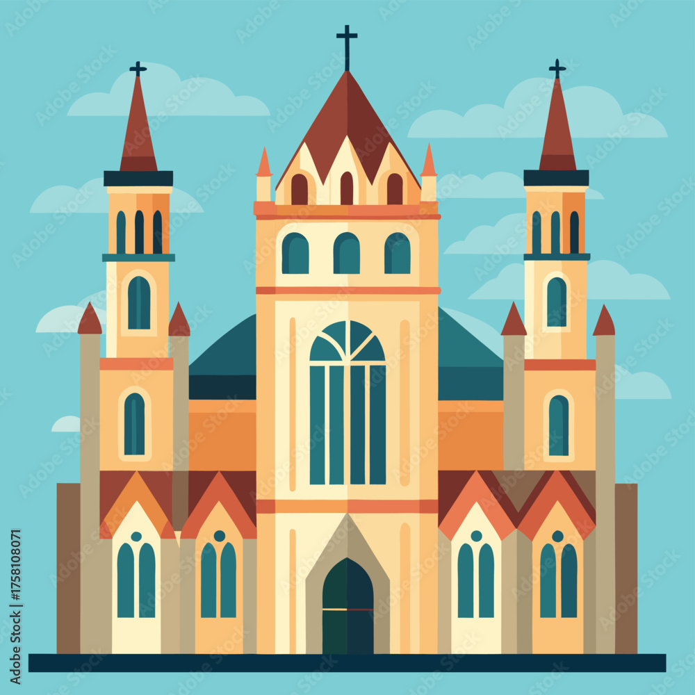 Fototapeta premium church in the city