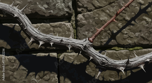 Dramatic Close-Up of Weathered Thorned Vine in Chiaroscuro Style (2).jpeg