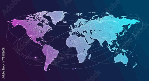 Dynamic Gradient Illustration of Global Connectivity and Network
