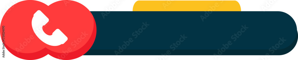 Obraz premium Contact Us Label