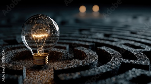 Illuminating the Path A Lightbulb in a Labyrinth