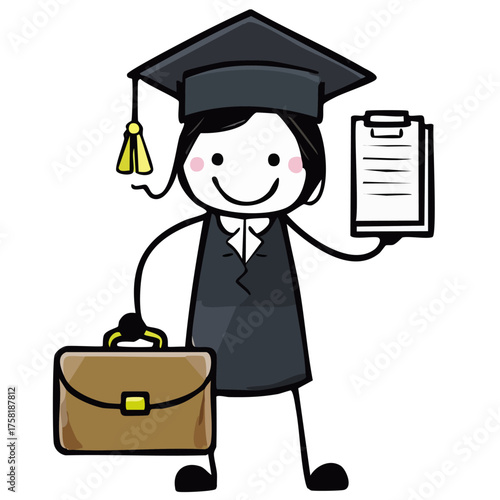 A graduate ready to start their career