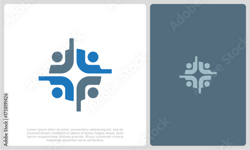 Human resources concept, target market and audience, focus group, public relations, vector icon - Vector