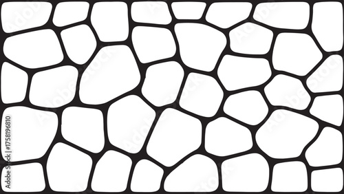 Abstract stone pattern, featuring smooth, rounded shapes, evokes a sense of natural texture and organic design, creating a visually appealing and minimalist aesthetic