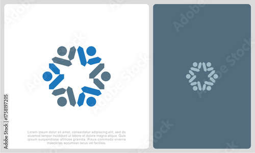 Human resources concept, target market and audience, focus group, public relations, vector icon - Vector