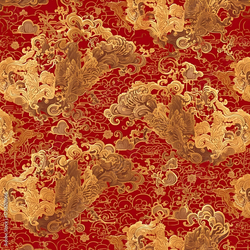 Chinese style gift wrapping paper 4