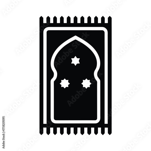 Arabic Rug Wedding Decor Icon for Cultural Celebration Design