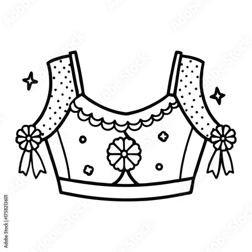 Cute crop top, dainty accessories