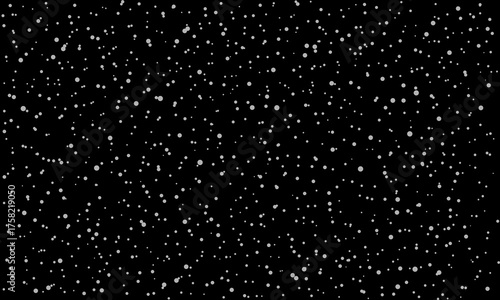 細かい星のドット背景 Vector starfall background.