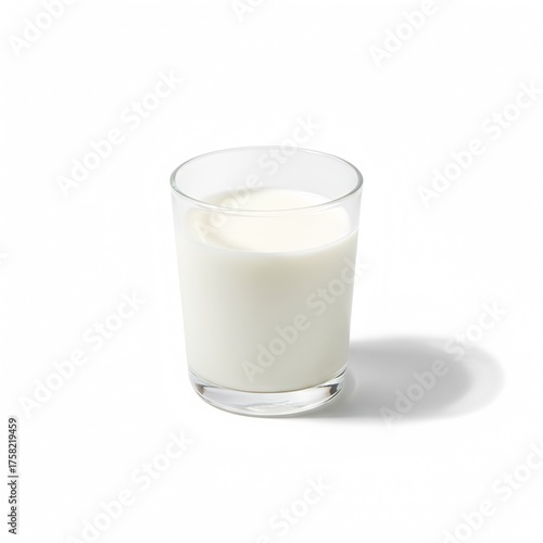 Cup of Milk Isolated