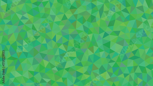 Green Geometric Polygon Abstract Background Texture Pattern