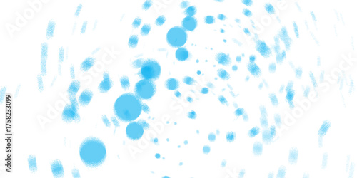 Blue background design with liquid water drops and bubbles
