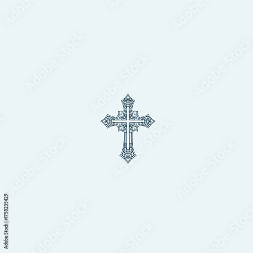 HIGH QUALITY CROSS VECTOR FOR LOGO T-SHIRT AND HOME WALL DESIGN
