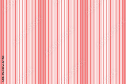 Aeriodic seamless stripe vector, multicolor texture lines pattern. Fit background vertical textile fabric in light and light coral colors.