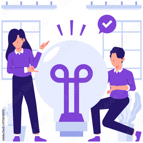 men and women who come up with an idea