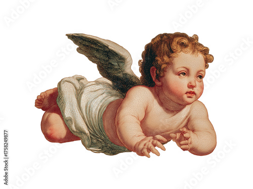 Renaissance cherub painting