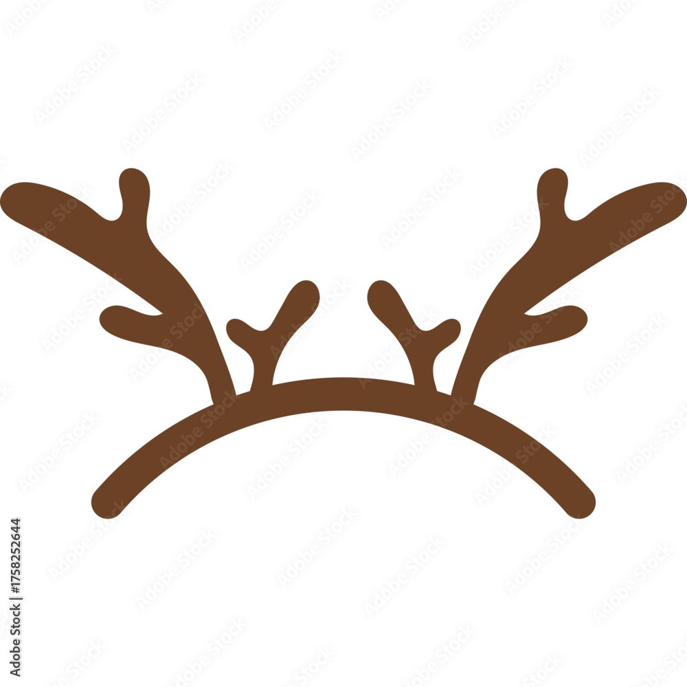 Fototapeta premium Reindeer Antlers Headband