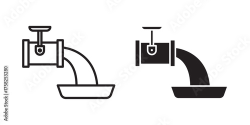 Casting icon . Vector illustration with stroke and fill on a white background.