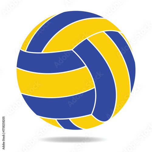 Minimal volleyball vector icon