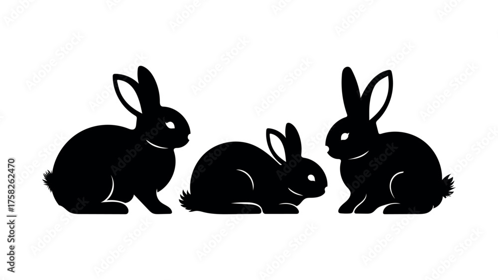 Fototapeta premium rabbits bunnies hares animals
