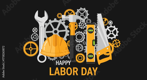 Labor Day Celebration with Tools Gear Up for a Festive Holiday Tribute