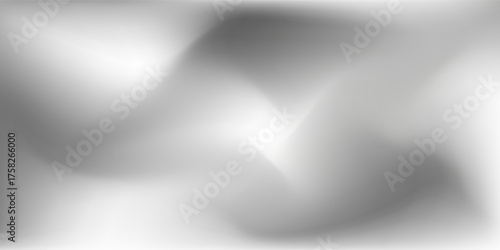 Vector aluminum grey sheet with reflection. Platinum and titanium abstract art nice modern
