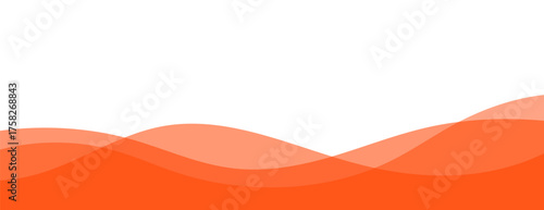 Separator footer, modern divider shape with transparent layers for bottom of the website page