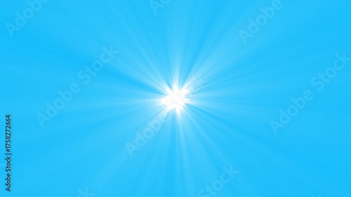 Wallpaper Mural Shining star and light rays motion graphics with green screen background, High-quality stock footage of sun rays light effects. Torontodigital.ca