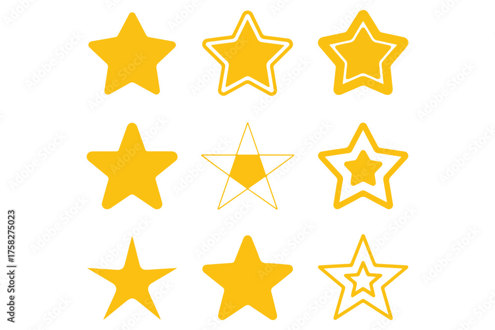 Obraz premium Galaxy Constellation Star Pattern Vector