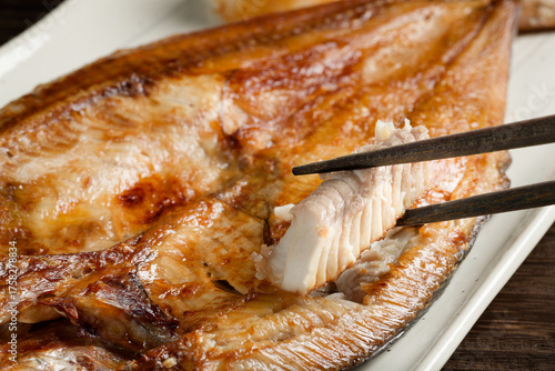 真ホッケの開き