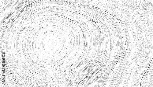 Abstract concentric lines texture background black