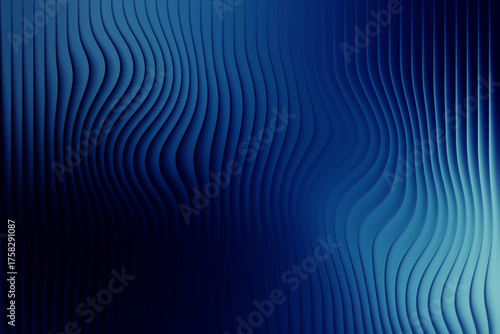 Deep Ocean Abstract Texture Dynamic Wavy Blue Ribbed Glass Background 
