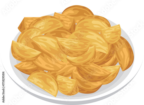 フライドポテト　ナチュラルカット