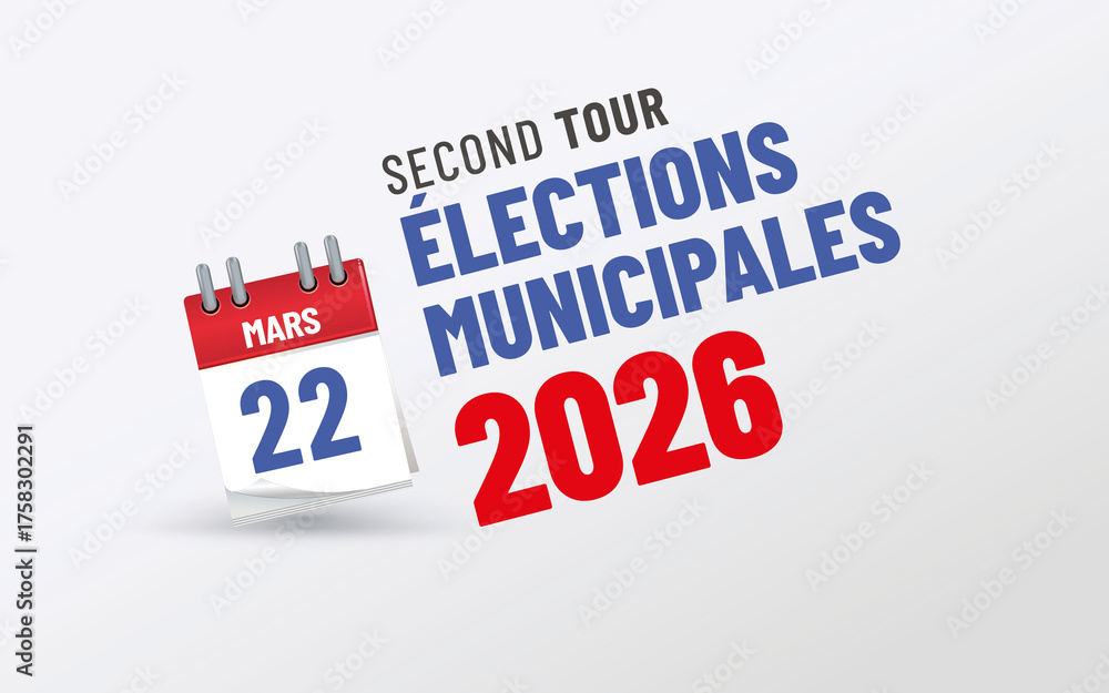 Obraz premium Elections municipales 2026 - 22 mars - second tour