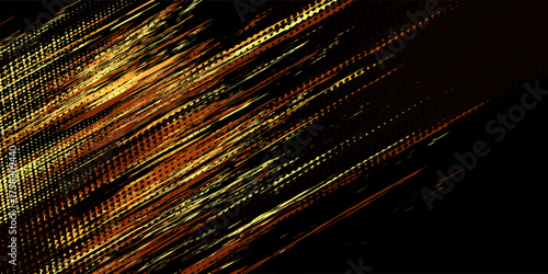 black and orange modern abstract background with yellow.eps 10