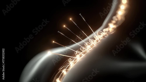 Medical Visualization of Acupuncture Therapy on Human Spine