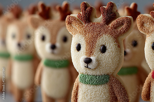 Christmas reindeer cookies ...