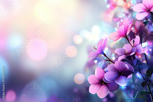 Lilac Flowers Background